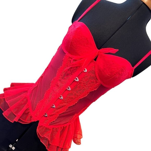 Victoria’s Secret Coral Pink Bustier 34C - Picture 1 of 15